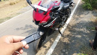 R15 .v3.o With🖥️ remote Locking ,💯 extra safe new bike{ALL BIKE} LOCKING