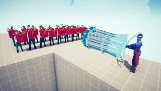 PRESENT ELF Team vs EVERY GOD - Totally Accurate Battle Simulator TABS