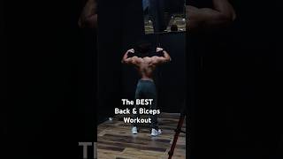 The BEST Back & Biceps Workout #fitness #fit #gym #gymworkout m