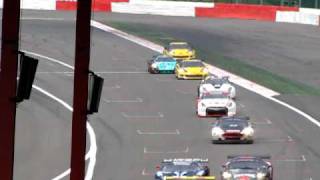 FIA GT1 SPA 2010 SUPER SOUND! End of Lap 1