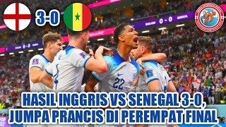 Hasil Inggris vs Senegal 3-0, Jumpa Prancis di Perempat Final