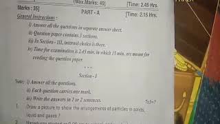 SUMMATIVE ASSESSMENT 1 -(CCE)OCTOBER 2019 -6 CLASS SCIENCE QUESTION PAPER TS,GOVT.