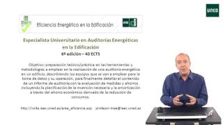 Formación permanente en eficiencia energética en la edificación