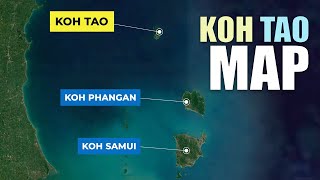 Koh Tao Map | Thailand Travel Tips