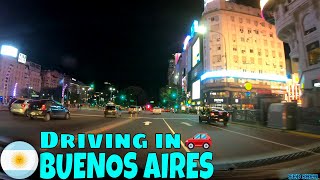 Driving in Buenos Aires (from Puerto Madero to Recoleta)