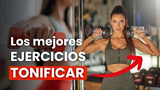 Top 10 EJERCICIOS para TONIFICAR BRAZOS en CASA con PESAS💪