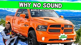 DODGE RAM WHY NO SOUND FROM RADIO SPEAKERS DODGE RAM 1500 2500 3500 2013 2014 2015 2016 2017 2018