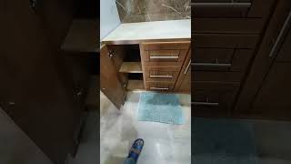 خزانة الحمام من الخشب Wooden bathroom cabinet