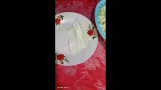 Cutting & Peeling Bottle Gourd ASMR