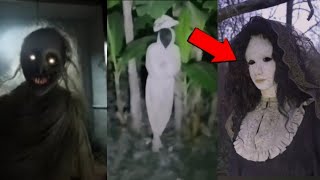 WAJAH H4NCUR PENYIHIR DAN DI KEPUNG POCONG DI HUTAN | 5 PENAMPAKAN HANTU TERSERAM DAN TERJELAS