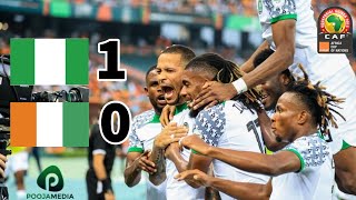 Nigeria Vs Ivory Coast 1-0 Highlights | AFCON  2024