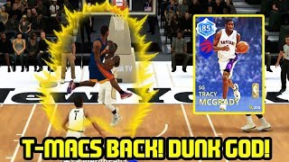 T-MAC IS BACK! SAPPHIRE TRACY MCGRADY DUNK KING! NBA 2K18 MYTEAM