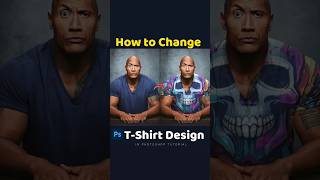 Transform Your T-Shirt Design in Seconds with Photoshop! 🌟 #Shorts #tshirt #photoshop