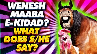 What Does S/he Say? Wenesh Maaba E-kidad? (Farm Animals - Okaanak)