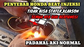 PENYEBAB  HONDA BEAT INJEKSI KELISTRIKAN NYA HILANG TOTAL