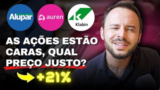 Qual o PREÇO JUSTO de Bazin para ALUPAR e KLABIN | Vale a pena COMPRAR uma AÇÃO cara? como analisar