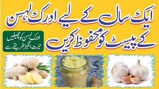 Ginger Garlic Paste Stoarge Recipe | How to store Ginger Garlic Paste by food creation