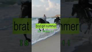 BRAT GIRL SUMMER is over… HORSE GIRL AUTUMN has arrived #bratsummer #horsegirl #horses #detroit