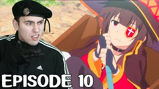 MEGUMIN IN TOWN FOR BEGINNERS | Konosuba an Explosion on this Wonderful World Episode 10 Reaction