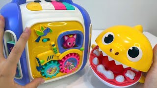 [🌟Toy ASMR🌟] 💟Pinkfong Fidget board ASMR | Satisfying Toy ASMR | Big Fidget toys Review