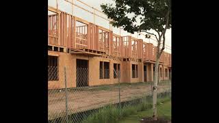 这是美国用木头建的商业房 2 These are commercial houses built in American by wood 2【我的美國生活 My American Life】#2