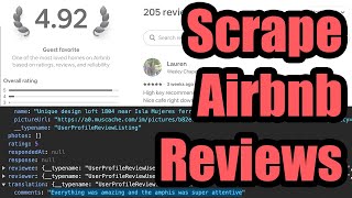 No-Code Airbnb API Reviews Scraping with HAR Files