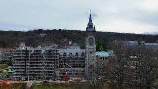 Building for the Future: An Aerial View of Clayton University Center Construction