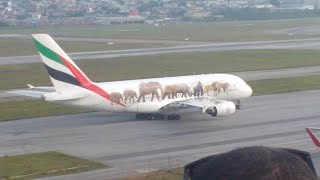 PRIMEIRO POUSO OFICIAL DO A380 EM GUARULHOS.