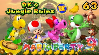 Mario Party 9 Party Mode #63 DK's Jungle Ruins