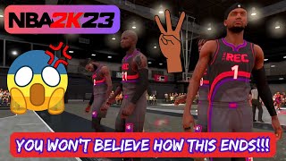 NBA 2K23 UNBELIEVABLE Comeback in The Rec | 2K Randoms are BAD | The Rec Gameplay