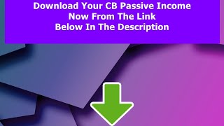 CB Passive Income Review - CB Passive Income Honest Review - How To Make $8000 Monthly