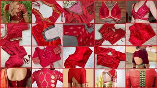 Red Blouse Designs Latest/Red Colour Blouse Design Back Side/Red Blouse Designs New Model #blouse