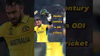 Double Century In Odi Cricket #cricket #teamlndia #cricketlover #shortsfeed #ytshort