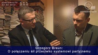 Wybory2015 Grzegorz Braun o próbie połączenia sił z innymi kandydatami na prezydenta #111