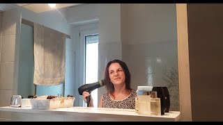 ASMR hair dryer sound. End of day relax (try to make wife laugh 😉). Happy sleep!