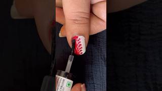 Nail art in simple way using safety pin 🧷 & dazller nail polish #nailart #trending #todayshorts ￼