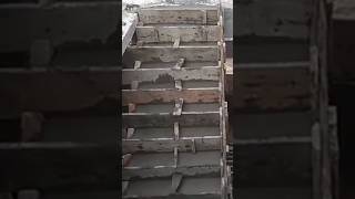 Staircase concrete casting