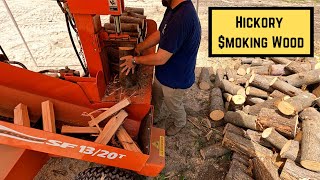 Hickory on the Split Force 13/20T Firewood Splitter