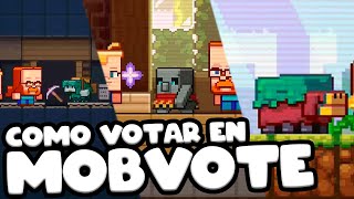 CÓMO VOTAR EN LA MOBVOTE? MINECON LIVE 2022 MINECRAFT