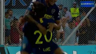 Los 3 goles en 16 partidos de Lisandro López en Boca.