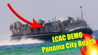 Crazy US Navy LCAC Demo from the Gulf Coast Salute Airshow in Panama City Beach Florida!