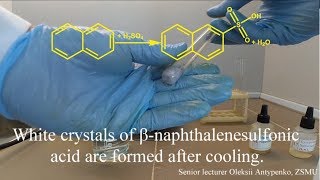 Sulfonation of naphthalene