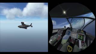 "VTOL VR" - Random dev clips 2 + Multi-view test flight