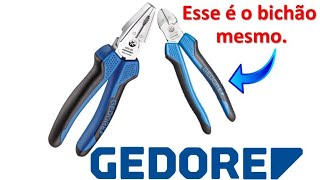 Alicates Gedore JC modelo novo. Sistema Kraft Power Pliers. O de corte diagonal é SURPREENDENTE!!