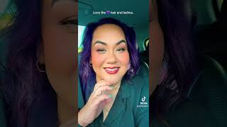 Purple hair…if only💜 #tiktok #tiktokfun #dailytiktok #stressrelief #haircolor #shorts