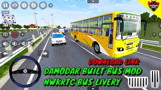 Bus Simulator Indonesia - Realistic NWKRTC Bus Mod & Livery Download Link - Android Gameplay FHD 839