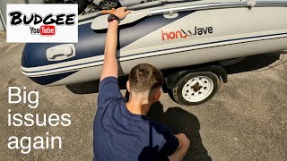 The wheel nearly fell off our sib trailer while Testing our Honwave t40