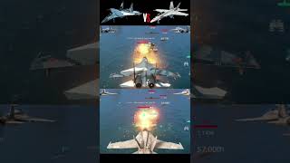 SU-37 TERMINATOR VS F/A-18E/F SUPER HORNET BURST DAMAGE COMPARING IN MODERN WARSHIPS🔥🔥#shorts #viral