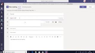 [V] How to Setup Meetings in Microsoft Teams