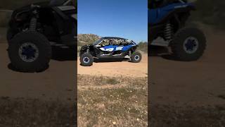 Sideways sliding in the 2023 CanAm x3 XRS - TOO much Throttle!  #x3 #polaris #offroad #canam #canam